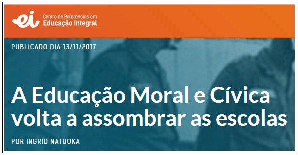 Educação Moral e Cívica em Mogi das Cruzes 